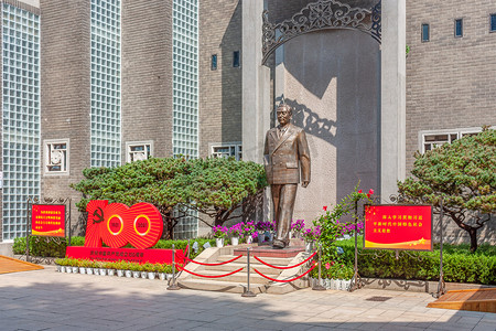 红色景区摄影照片_南京梅园新村纪念馆摄影图配图