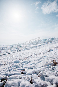 新疆风光白天雪山室外无摄影图配图