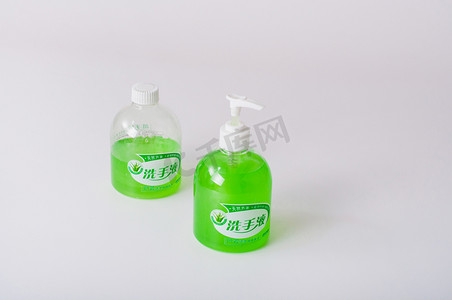 洗护用品洗手液商节电商产品纯底实物小商品摄影图配图