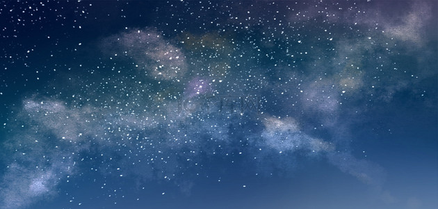 星空星辰渐变科技背景