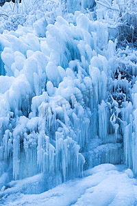 冬天风景白天冬天的冰川户外无摄影图配图