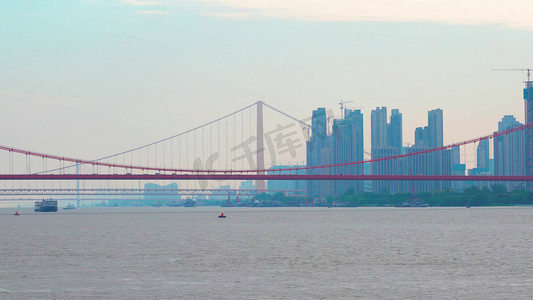 武汉城市建筑地标长江大桥