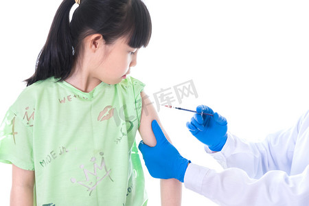 疫苗接种医疗医疗保健儿童疫苗打针摄影图配图