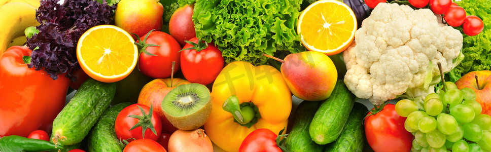 食物摄影照片_水果和蔬菜