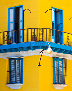 多彩老房子，在哈瓦那的细节