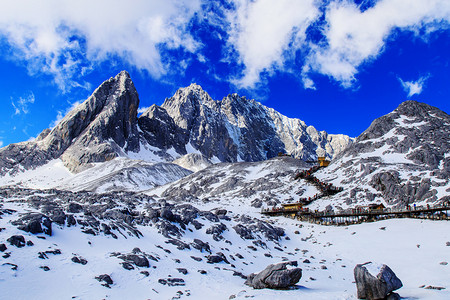 玉龙雪山风光