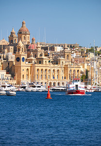 马耳他比尔古历史建筑景观. 