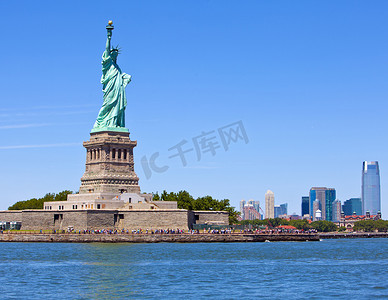 美国自由女神像雕像 