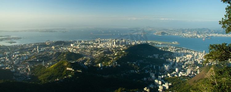 Downtown Rio and the Rio-Niterói Bridge