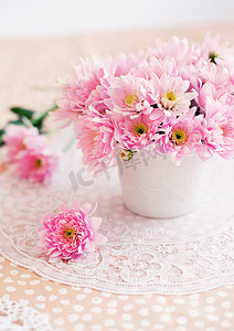 粉色的摄影照片_粉色的花