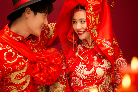 中式古典摄影照片_中式古典婚礼