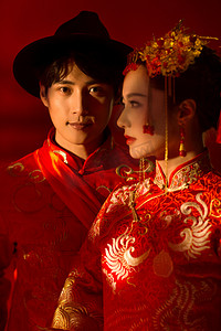 中式古典摄影照片_中式古典婚礼