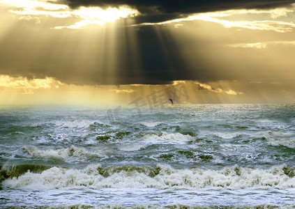 海面波纹摄影照片_自然风光海景
