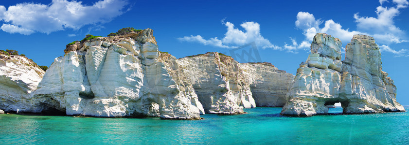 希腊假期-美丽的小岛米洛斯