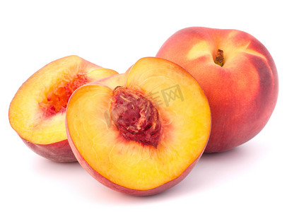 Ripe peach fruit