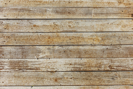 白色破旧的彩绘木板的旧木制背景。背景的旧彩绘纹理木材作为一个基础的复古创意设计
