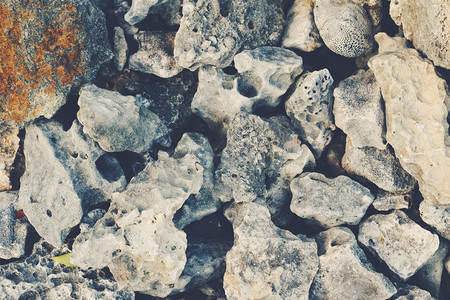 球衣详情摄影照片_石头和地面上的卵石