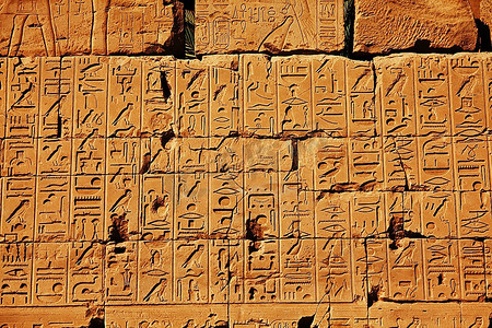 埃及博物馆中的象形文字