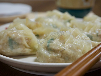 亚洲食品饺子、饺子和肉饺子