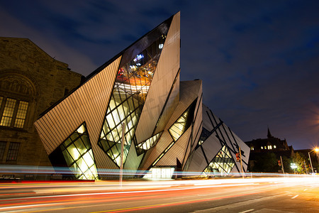 星空晚安海报摄影照片_多伦多安大略皇家博物馆