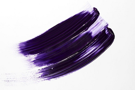 笔触摄影照片_紫色绘画抽象笔触