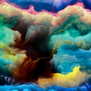  抽象，星云，颜色，云景
