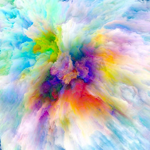 色彩情感系列色彩爆炸的构成与想象力、创造力、艺术与设计