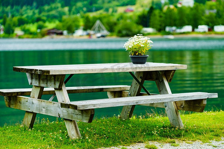  挪威，网站，野餐，桌子