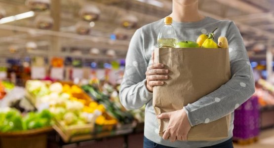 女人、购物、商店、超市