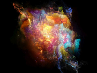色彩星云宇宙之花系列为艺术、设计、创造力和想象力的作品提供丰富的色彩纹理的视觉愉悦的构图