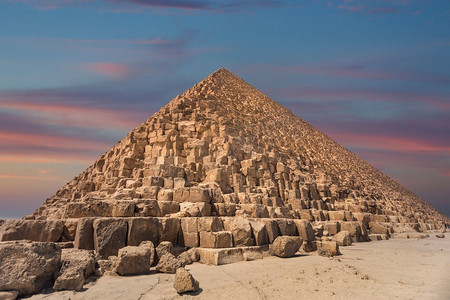 法老摄影照片_埃及吉萨大金字塔的图像。