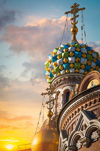复活摄影照片_圣彼得堡基督复活大教堂