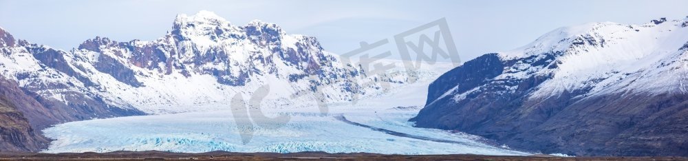 斯卡夫塔费尔冰川国家公园冰岛全景