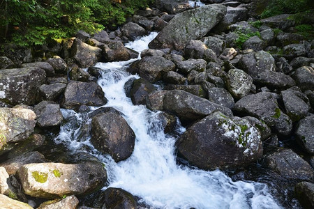 山里有流水的小溪