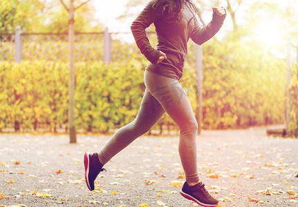 运动、健身、慢跑、秋季