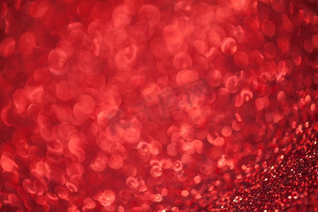 抽象的红色闪烁背景。抽象的红色闪光波克节日派对背景