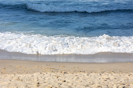 海景海滩浪花波浪沙滩