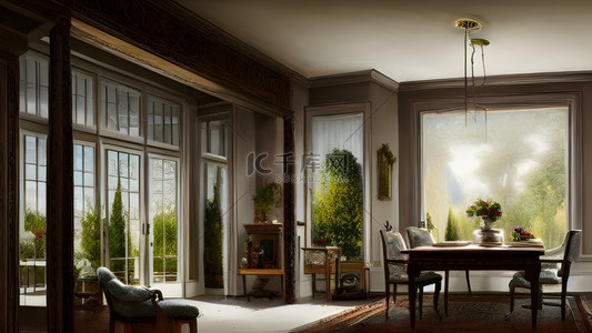 欧式宫廷风背景图片_欧式房间大厅宫廷风优雅室内
