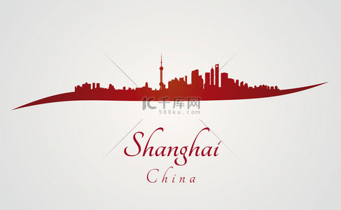 上海红的天际线