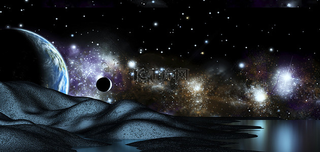 星云背景背景图片_航天宇宙银河系背景
