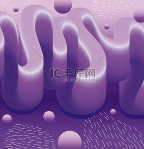 紫色液体形状矢量设计