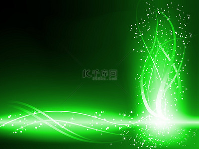 绿色背景背景图片_绿色背景恒星漩涡