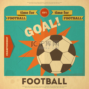 sport背景图片_Football Poster