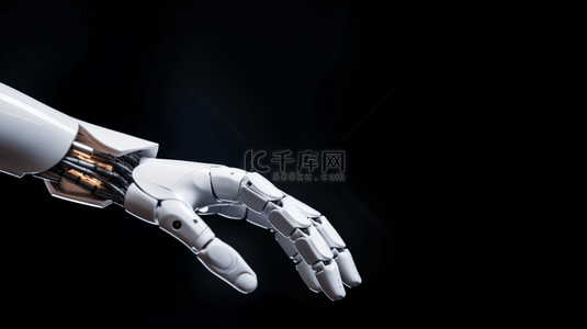 科技机械手臂背景图片_机器手臂食指科技背景