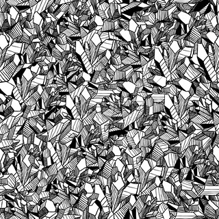 工业背景图片_无缝的矢量模式与晶体，黑色和白色