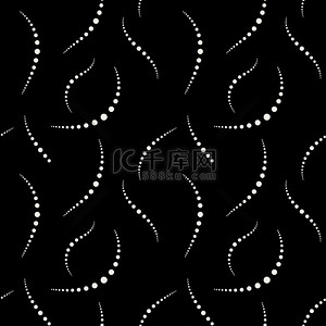 服装背景图片_Beads geometric seamless pattern