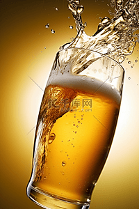 酒背景图片_夏季清凉啤酒饮品背景