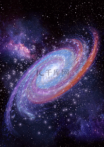 星座图案背景图片_广袤宇宙抽象星空旋转星云背景