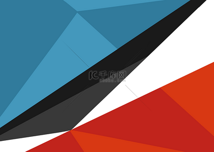 商务科技海报模板背景图片_几何图形折纸风格彩色背景
