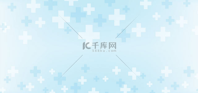 灯杆道旗元素背景图片_健康医疗蓝白创意十字光效背景